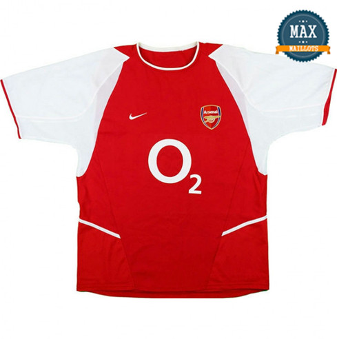 Maillot Retro 2002-04 Arsenal Domicile