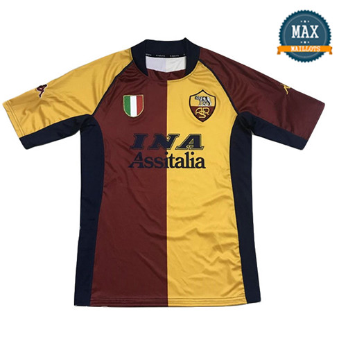 Maillot Retro 2001-02# AS Roma Domicile