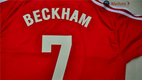 Maillot Retro 2015 Beckham charity event Rouge (7 Beckham)