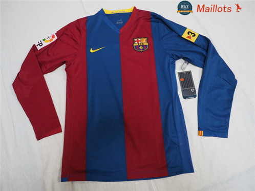 Maillot Retro 2006-07 Barcelone Manche Longue Domicile