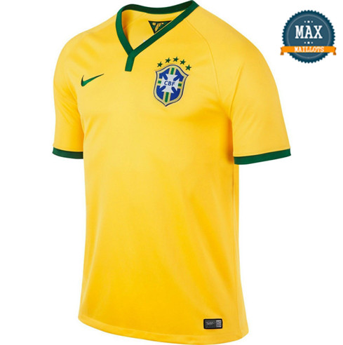 Maillot Retro 2014 Coupe du Monde Bresil Domicile