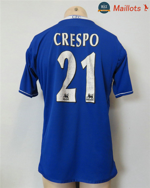 Maillot Retro 2003-05 Chelsea Domicile (21 Crespo)