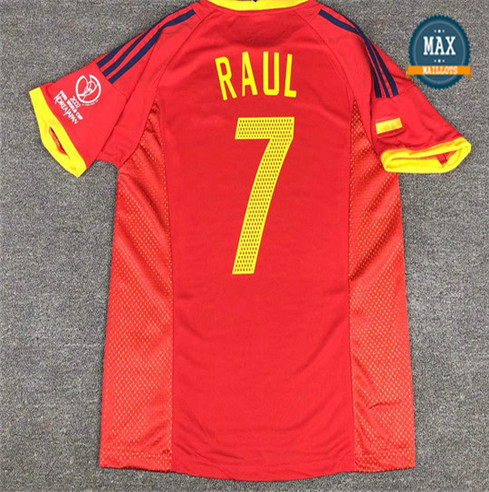 Maillot Retro 2002-2003 Espagne Domicile (7 Raul)