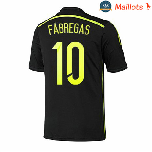 Maillot Retro 2014 Espagne Exterieur (10 FABREGAS)