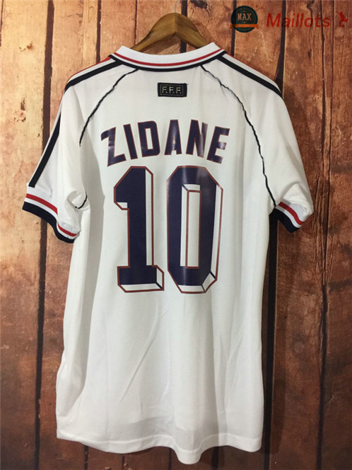 Maillot Retro 1998 France Exterieur (10 ZIDANE)