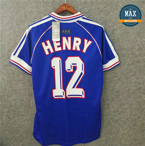 Maillot Retro 1998 France Domicile (12 henry)