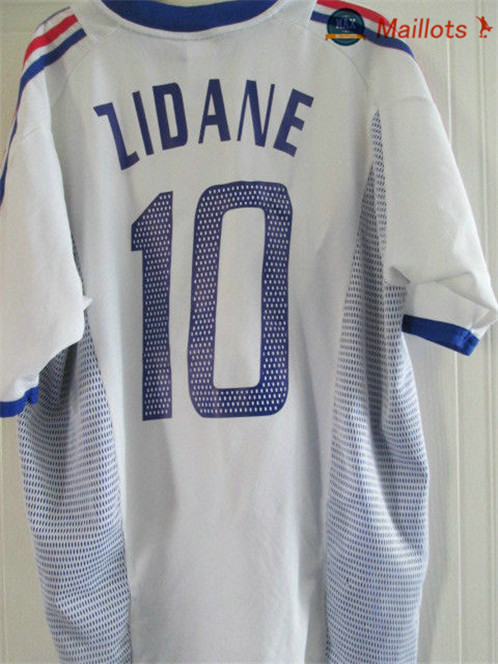 Maillot Retro 2002 Coupe du Monde France Exterieur (10 Zidane)