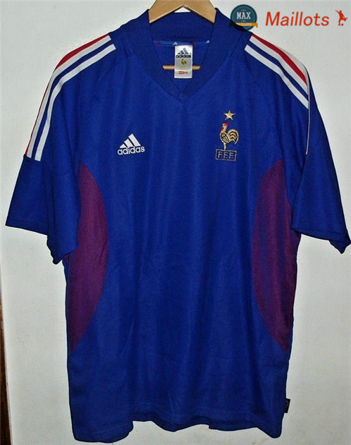 Maillot Retro 2002 Coupe du Monde France Domicile