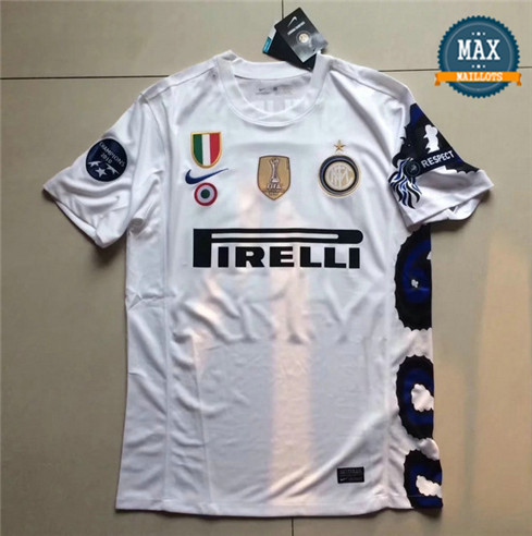 Maillot Retro 2010-11 Inter Exterieur Blanc