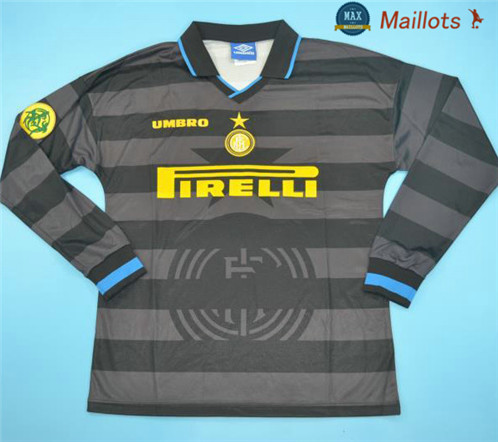 Maillot Retro 1997-98 Inter Milan Third Manche Longue