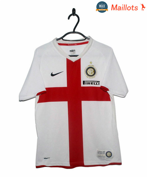 Maillot Retro 2007-08 Inter Milan Exterieur Blanc