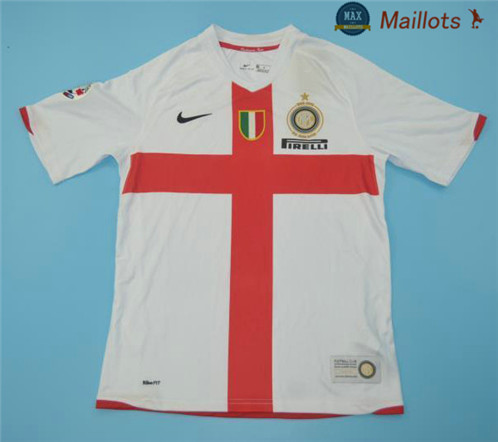 Maillot Retro 2008-09 Centennial Inter Exterieur Blanc