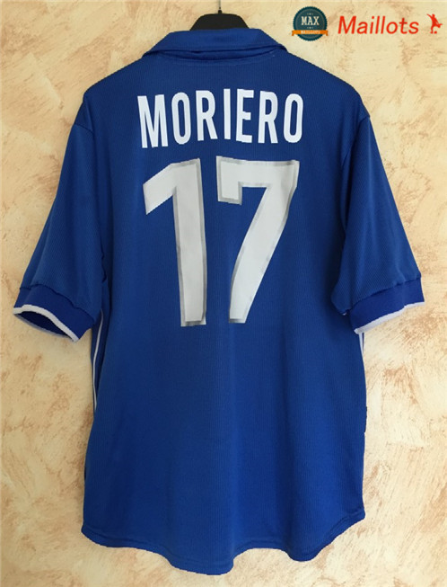 Maillot Retro 1998 Italie Domicile (17 Moriero)