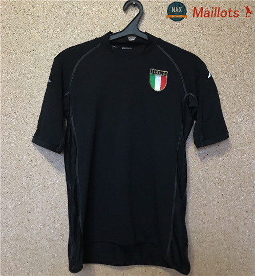 Maillot Retro 2002 Coupe du Monde Italie Gardien de but Noir