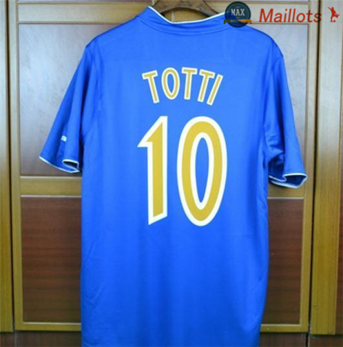 Maillot Retro 2003 Italie Domicile (10 Totti)