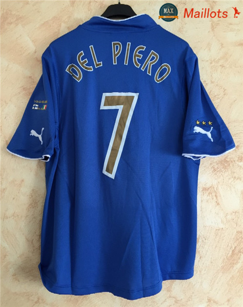 Maillot Retro 2003 Italie Domicile (7 Del Piero)