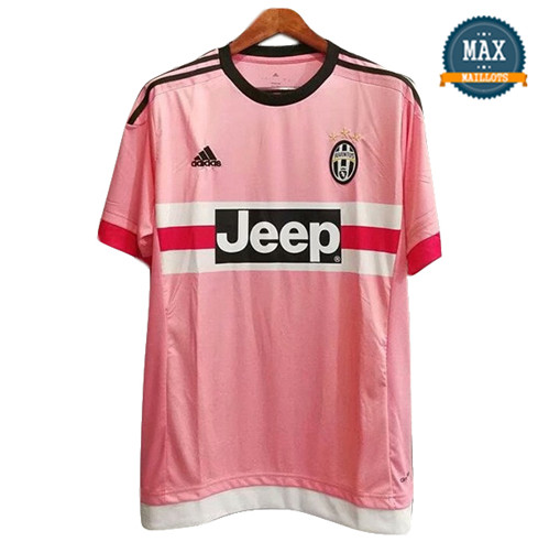 Maillot Retro 2015-2016#Juventus Rose