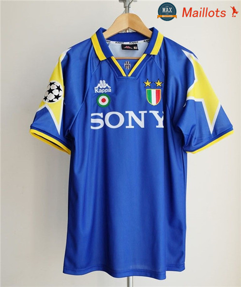 Maillot Retro 1995-96 Champions League Final Juventus Exterieur Bleu