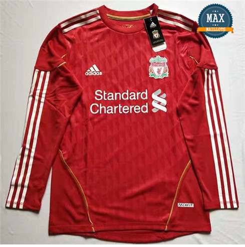 Maillot Retro 2011-2012#Liverpool Manche Longue Domicile