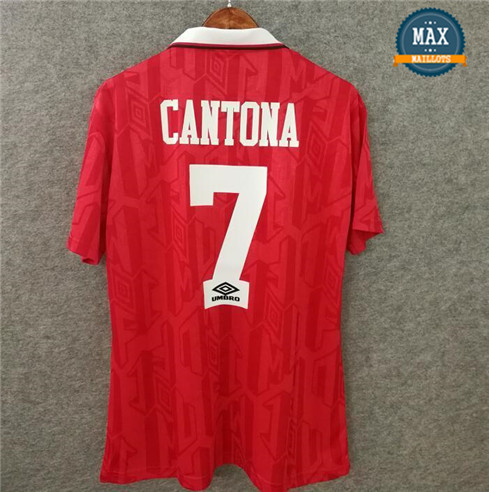 Maillot Retro 1994 Manchester United Domicile Rouge (7 Cantona)