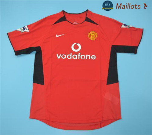 Maillot Retro 2002-03 Manchester United Domicile