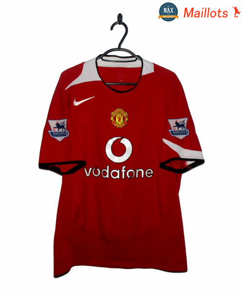 Maillot Retro 2004-06 Manchester united Domicile