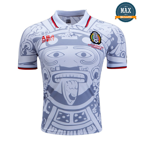 Maillot Retro 1998 Mexique Exterieur Blanc