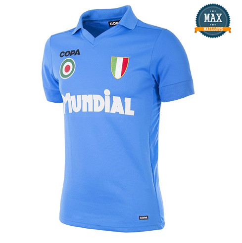 Maillot Retro 1987-88 Napoles Bleu