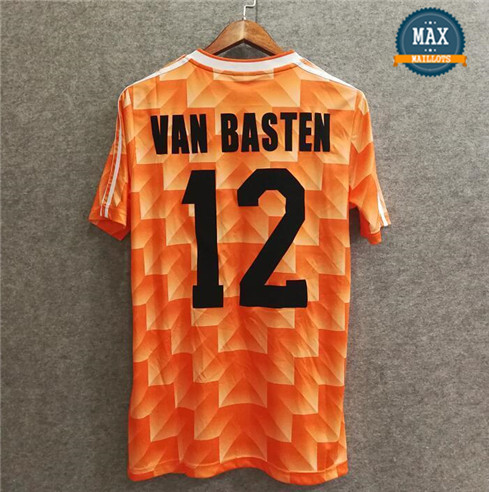 Maillot Retro 1988 Pays Bas Domicile (12 VAN BASTEN)