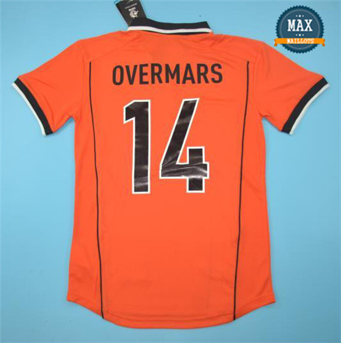 Maillot Retro 1998-00 Pays Bas Domicile (orange 14 Overmars)