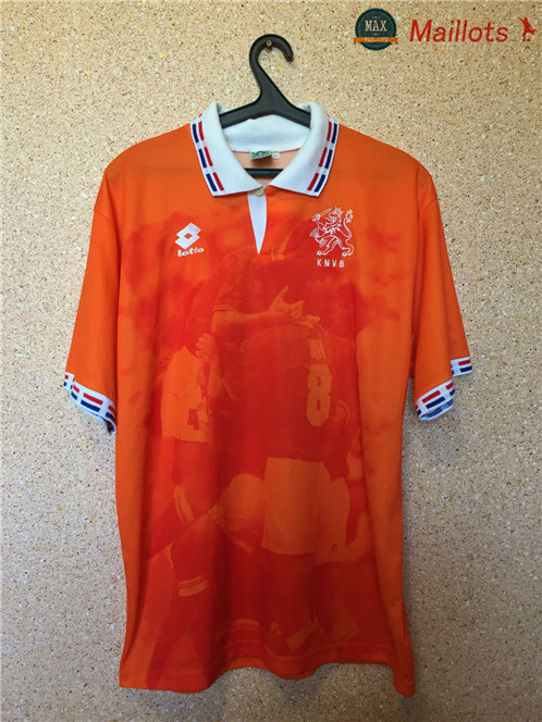 Maillot Retro 1996 Coupe du Europe Pays Bas Domicile