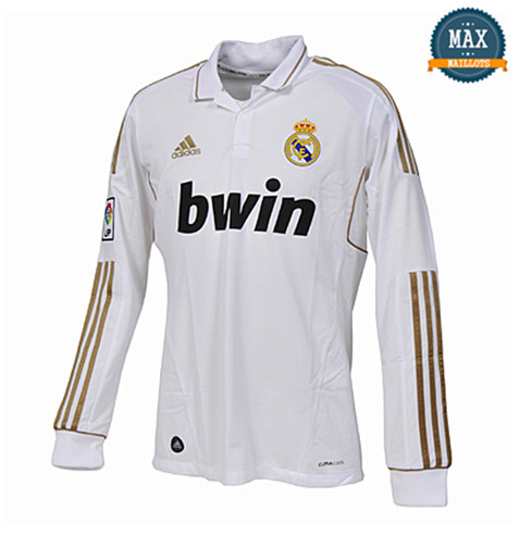 Maillot Retro 2011-12 Real Madrid Manche Longue Domicile