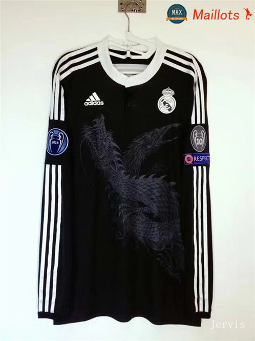 Maillot Retro 2014-15 Real Madrid Manche Longue Third