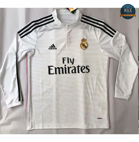 Maillot Retro 2014#Real Madrid champions league Manche Longue