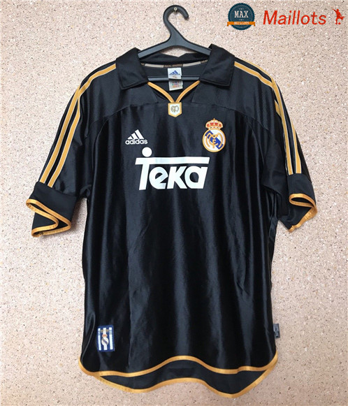 Maillot Retro 1999-00 Real Madrid Noir