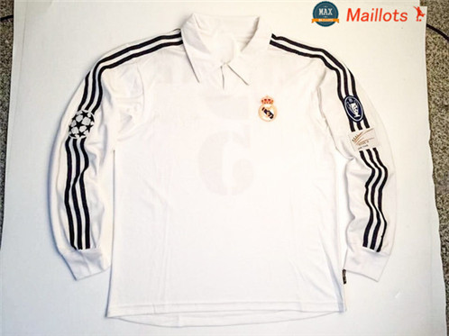 Maillot Retro 2002-03 UCL final Real Madrid Manche Longue