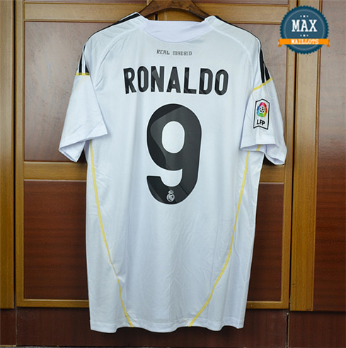 Maillot Retro 2009-10 Real Madrid Domicile (9 Ronaldo)