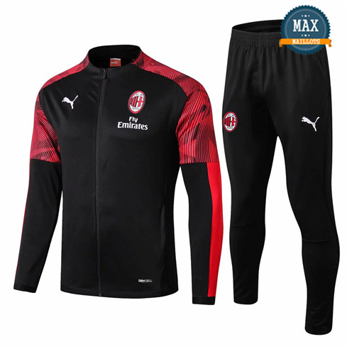 Veste Survetement AC Milan 2019/20 Noir