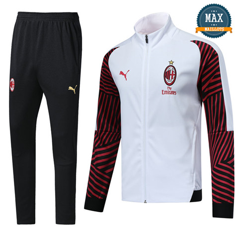 Veste Survetement AC Milan 2019/20 Blanc