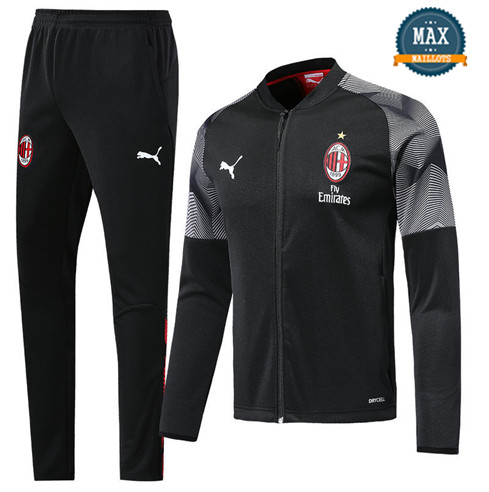 Veste Survetement AC Milan 2019/20 Noir