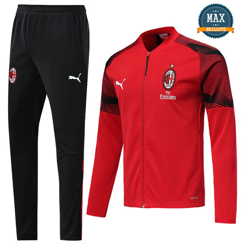 Veste Survetement AC Milan 2019/20 Rouge