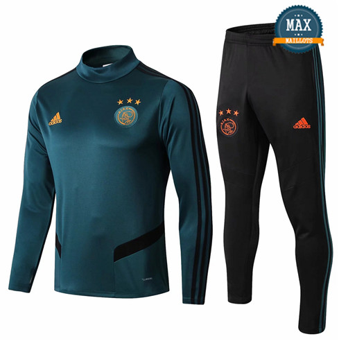 Survetement Ajax 2019/20 Vert Noiratre