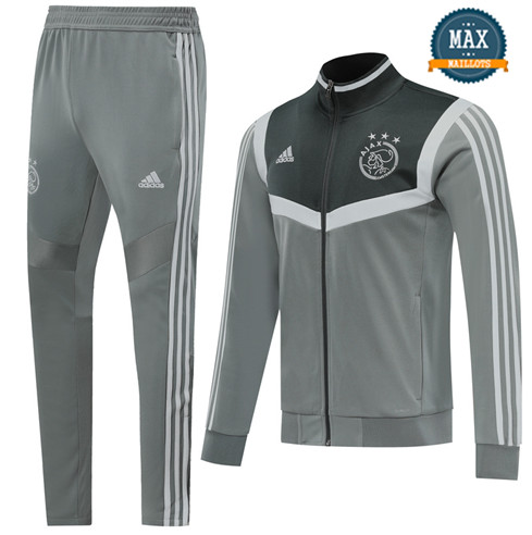 Veste Survetement AFC Ajax 2019/20 Gris