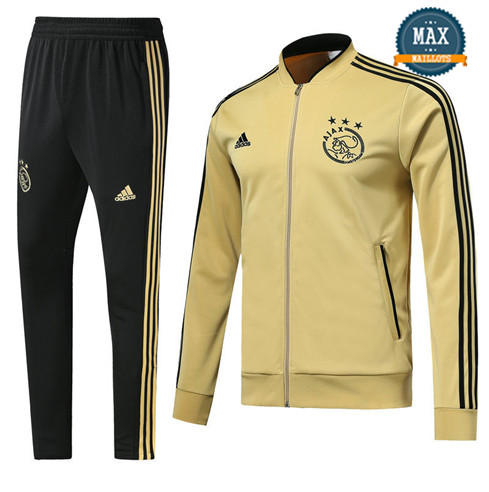 Veste Survetement Ajax Amsterdam 2019/20 Jaune