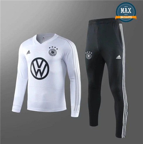 Survetement Allemagne 2019/20 Blanc + Short Noir