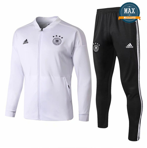 Veste Survetement Allemagne 2019/20 Blanc v