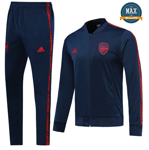 Veste Survetement Arsenal 2019/20 Bleu Marine Col bas