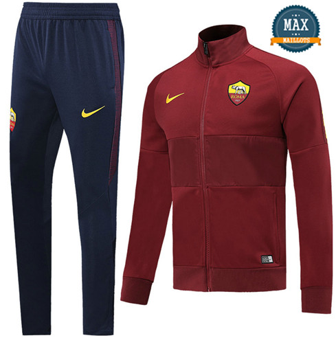 Veste Survetement AS Roma 2019/20 Jujube Rouge