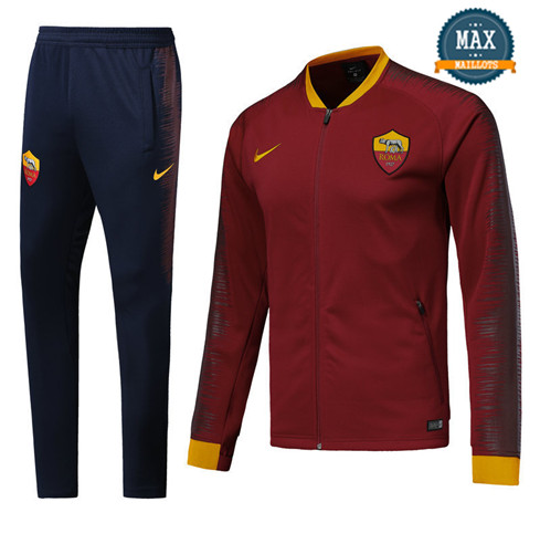 Veste Survetement AS Roma 2019/20 Rouge Strike Drill