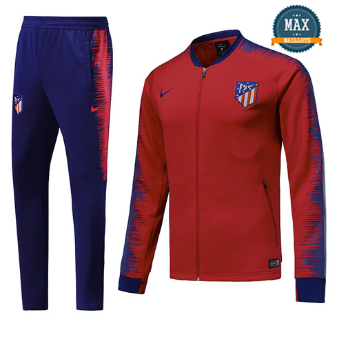 Veste Survetement Atletico Madrid 2019/20 Rouge/Bleu Strike Drill